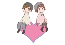 get alongのイラスト